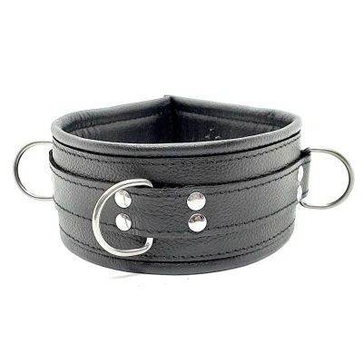 Afbeelding van Leren Vampire Halsband met Spikes