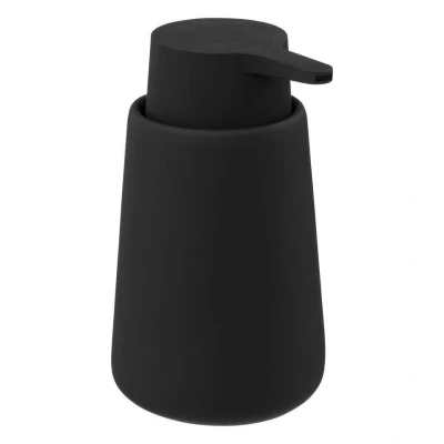 Afbeelding van 5Five Zeeppompje keramiek zwart 250 ml zeepdispenser