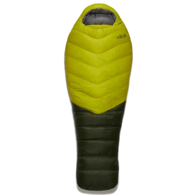 Afbeelding van Rab Alpine 800 Mummy Slaapzak Zest Groen Slaapzakken