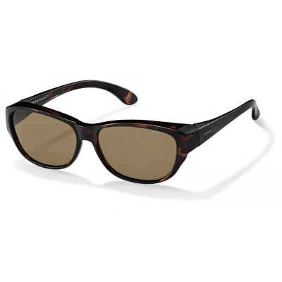 Afbeelding van Polaroid zonnebril P8407 met tortoise print bruin