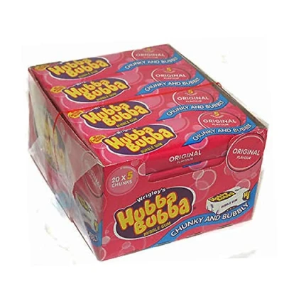 Afbeelding van Goma de Mascar Original Hubba Bubba 7 g x 20