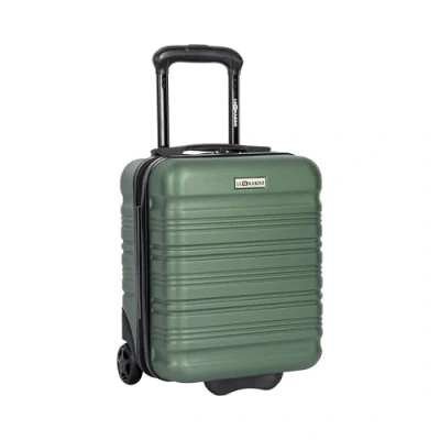Afbeelding van Leonardo Handbagage Koffer Trolley Reiskoffer met Wielen 40 x 30 20 cm Groen