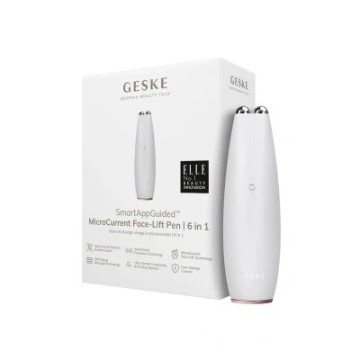Afbeelding van GESKE SmartAppGuided™ MicroCurrent Face Lift Pen 6 in 1 Tools voor huidverzorging Anti aging apparaat Facelift Jonge huid zonder rimpels Gezichtsapparaat