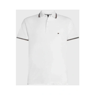 Afbeelding van Tommy Hilfiger RWB Tipped Poloshirt, Heren, Maat: Small, Weiß