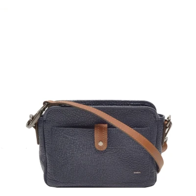 Afbeelding van Berba Chamonix 125 059 Leren Crossbodytas Navy