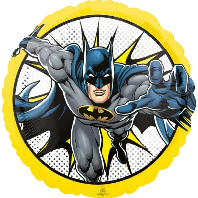 Afbeelding van Amscan Batman Superheld Folie ballon 43cm Leeg 1 Stuks.