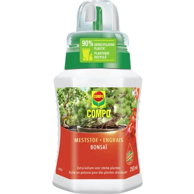 Afbeelding van COMPO Vloeibare Meststof bonsai voor binnen en buiten een krachtige compacte groei fles 250 ml