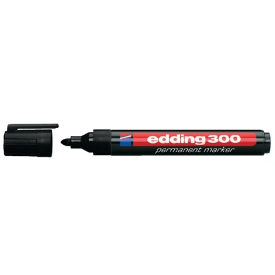 Afbeelding van Edding 300 permanent marker zwart (1,5 3 mm rond)