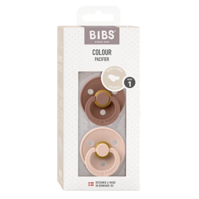 Afbeelding van Bibs Blush/Woodchuck 0 6 mnd 2 Stuks Anatomische Fopspeen 2111421