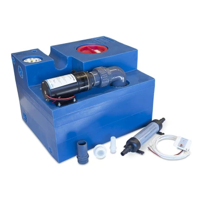 Afbeelding van Albin Pump Vuilwatertank Set 47L Vermaler 12 24 volt Geschikt voor