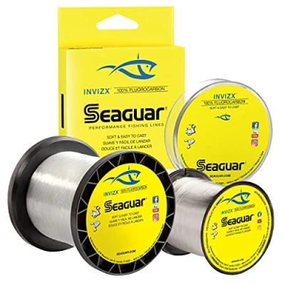 Afbeelding van Seaguar, InvizX Zoetwater Fluorocarbon Line, 600 m, 4,5 kg getest, 10 inch diameter, vrijwel onzichtbaar, 10VZ600