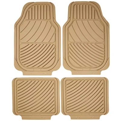 Afbeelding van Car Plus Automattenset Carat Universeel Pvc Beige 4 delig