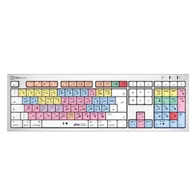 Afbeelding van LogicKeyboard Avid Pro Tools ALBA DE (Mac) Tastatur deutsch Apple accessoire