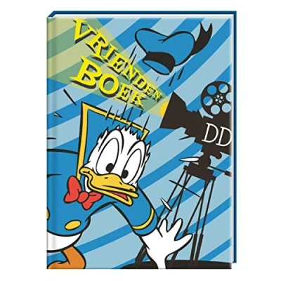 Afbeelding van Interstat vriendenboek Donald Duck 19 cm blauw