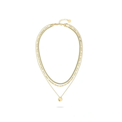Afbeelding van Tamaris Set halsketting TS 0040 NN IP goud, 50 cm, Roestvrij staal, Geen edelsteen