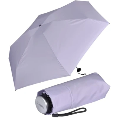Afbeelding van Doppler Super Mini Fiber compacte zakparaplu extra licht en klein, lavendel, 92 cm