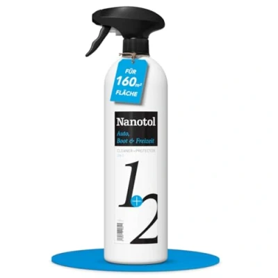 Afbeelding van Nanotol Regenafstotend, ruitenverzegeling voor auto, boot en vrije tijd, 2 in 1 reiniger bescherming = reiniging nano afdichting (1000 ml)