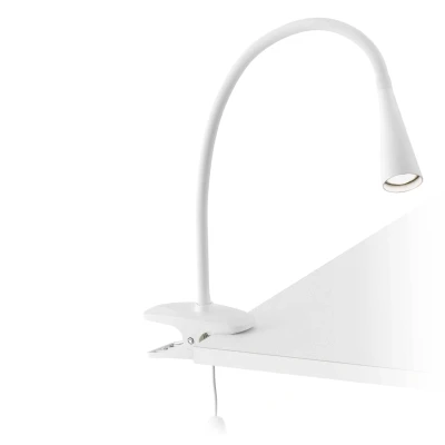 Afbeelding van Faro Lighting Lena LED Tafel Clip Op Lamp Wit