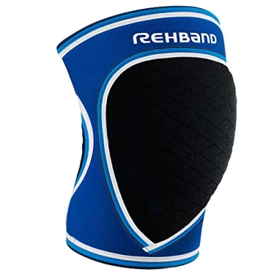 Afbeelding van Rehband kniebeschermers 1 stuk of paar, handbal &amp; volleybal comfortabel nauwsluitend, Kleur:Blauw, Maat:S