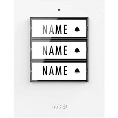 Afbeelding van m e modern electronics 41358 Zender voor Draadloze deurbel Verlicht, Met naambord