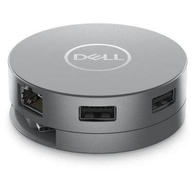 Afbeelding van Dell 6 in 1 Multiport Adapter DA305 Dockingstation Grijs