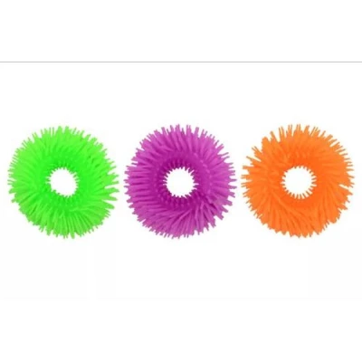 Afbeelding van 12 fluffy armband in display