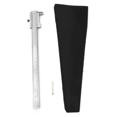 Afbeelding van Schuifmaat, 0 200 mm roestvrijstalen parallelle markeringsmeter metrisch/imperiaal, met 1 hardmetalen kraspen/naald, markeringsmeter/markeringsgereedschap(0 200MM)