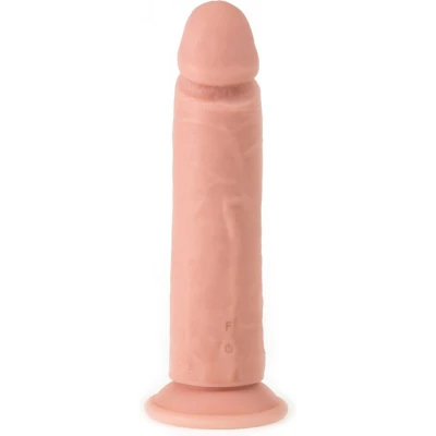 Afbeelding van Virgite Vibrerende Dildo Met Afstandsbediening 23 x 7.5 cm Lichte Huidskleur