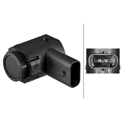Afbeelding van Sensor, park distance control HELLA 6PX 358 270 751, voor o.a. NISSAN