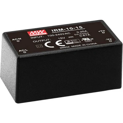 Afbeelding van Mean Well IRM 10 12 AC/DC printnetvoeding V/DC 0.85 A W