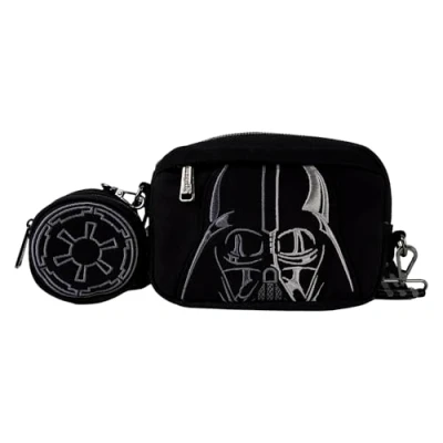 Afbeelding van Star Wars Loungefly Darth Vader Sling Bag Handtas zwart