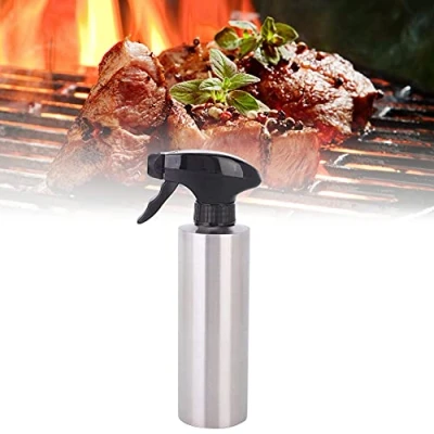 Afbeelding van Cutefly Kitchen 304 roestvrijstalen oliespraydispenser, olijfoliesprayfles, kook en barbecuegereedschap