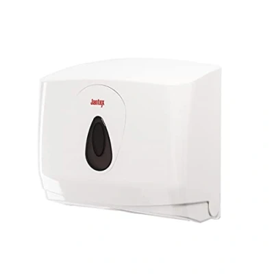 Afbeelding van Jantex multi fold handdoekdispenser wit