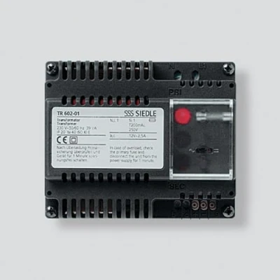 Afbeelding van Siedle transformator in din rail behuizing voor de voeding van extra componenten 200033600 00