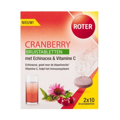 Afbeelding van 2x Roter Cranberry Bruis 20 bruistabletten