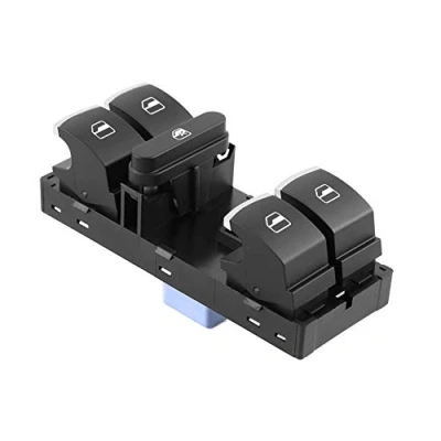 Afbeelding van Fensterschalter Qiilu Schaltereinheit für elektrische Autofensterheber 5ND 959 857 Elektrischer Hauptfensterschalter MK3 MK5 MK6