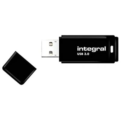 Afbeelding van Integral Memory stick 16GB USB Flash Drive Zwart 3.0 INFD16GBBLK3.0