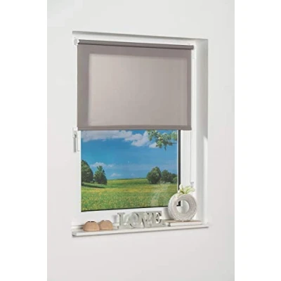 Afbeelding van K home Klemmfix Mini rolgordijn, grijs daglicht 100 x 150 (B L)