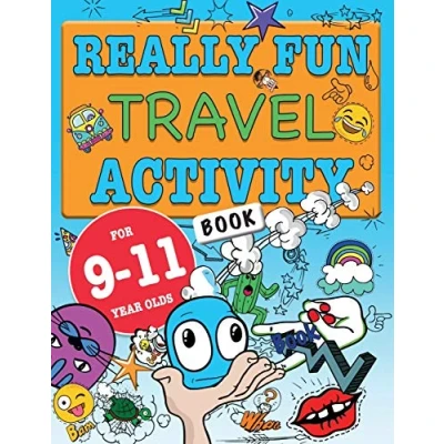 Afbeelding van Really Fun Travel activity book for 9 11 year Olds: &amp; educational nine to eleven old children