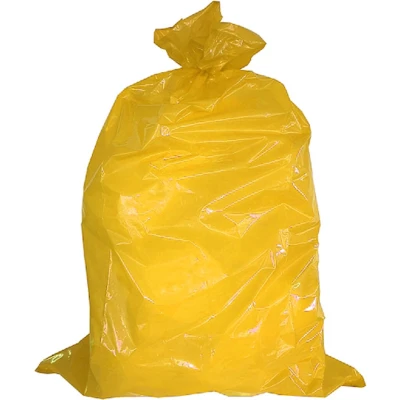 Afbeelding van 500x Waszak 58x100cm T23 Geel