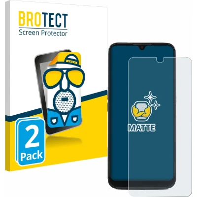 Afbeelding van BROTECT (2 Stuks) Antireflecterende Beschermfolie voor Doro 8100 Anti Glare Screen Protector, Mat, Ontspiegelend