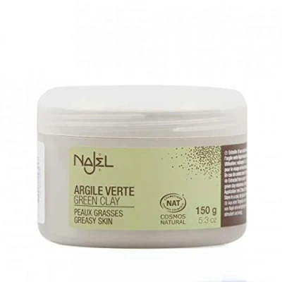 Afbeelding van Najel Aleppo gezichtsmasker groene klei 150 g