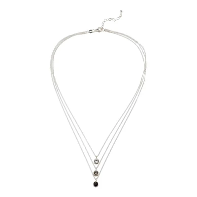 Afbeelding van Elli Layer LOOK Classic Ketting, Dames, Maat: 36, Silberfarben