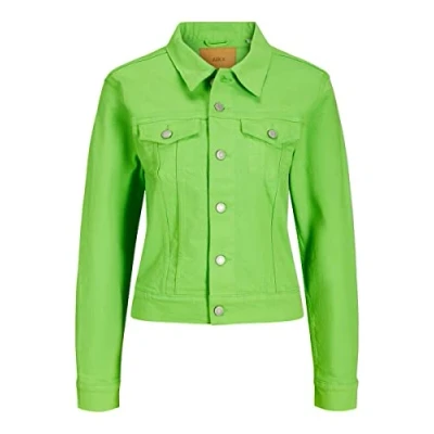 Afbeelding van JJXX Jxmelina Regular Spijkerjas, Dames, Maat: XS, Green flash