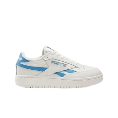 Afbeelding van Reebok Classic CLUB C Double Revenge Sneakers laag, Dames, Maat: 35.5, Chalk/essential blue Leer en imitatieleer
