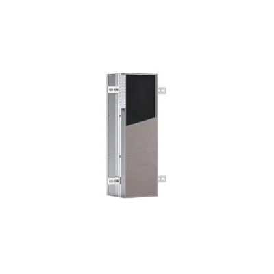 Afbeelding van Emco asis module plus inbouw toiletpapiermodule met betegelbare deur 15 4x49 2cm rechts 975611005