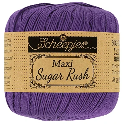 Afbeelding van Scheepjes Maxi Sugar Rush 521 Deep Violet Garen 10x50g