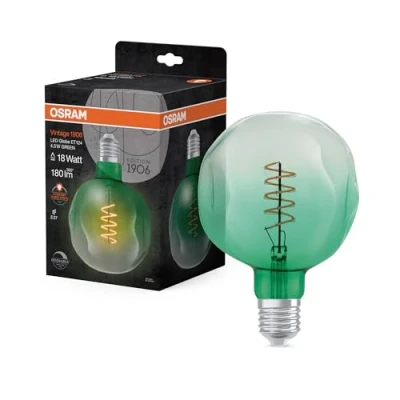 Afbeelding van OSRAM vintage 19 6 LED lamp, groene tint, 4,5W, 18 lm