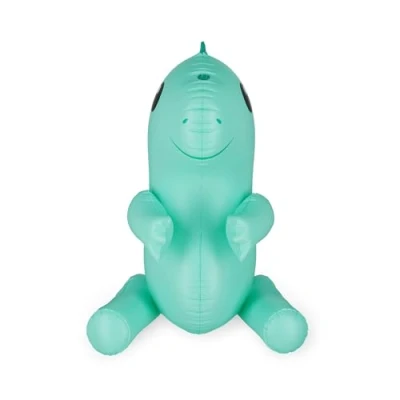 Afbeelding van Legami Opblaasbaar spel met waterspray, opblaasbare sproeier, spetterende dinosaurus, ideaal voor tuinfeesten, waterspelletjes kinderen, zomerspelen, 80 x 54 cm