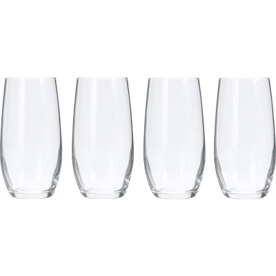 Afbeelding van Excellent Houseware set van 4x drinkglazen/waterglazen 360 ml Drinkglazen